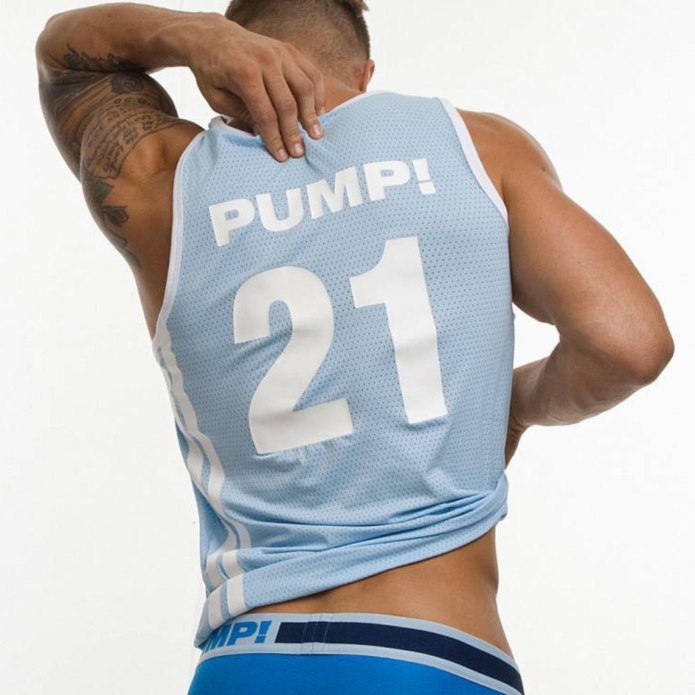 Men’s NWT Medium PUMP! Underwear Frost Tank 21